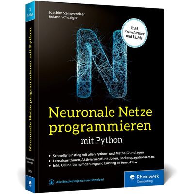 Roland Neuronale Netze programmieren mit Python: Der Einstieg in KI, Machine Learning und Deep Learning. Mit KI-Lernumgebung, Python-Crashkurs, Keras und TensorFlow - Preis vom 17.06.2026 05:34:31 h Roland Neuronale Netze programmieren mit Python: Der Einstieg in KI, Machine Learning und Deep Learning. Mit KI-Lernumgebung, Python-Crashkurs, Keras und TensorFlow - Preis vom 17.06.2026 05:34:31 h