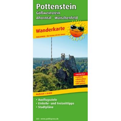 Publicpress - Wanderkarte Pottenstein, Gößweinstein - Ahorntal - Waischenfeld: Mit Ausflugszielen, Einkehr- & Freizeittipps, wetterfest, reissfest, abwischbar, GPS-genau. Mit Stadtplan Pottenstein - Preis vom 23.06.2026 11:45:09 h Publicpress - Wanderkarte Pottenstein, Gößweinstein - Ahorntal - Waischenfeld: Mit Ausflugszielen, Einkehr- & Freizeittipps, wetterfest, reissfest, abwischbar, GPS-genau. Mit Stadtplan Pottenstein - Preis vom 23.06.2026 11:45:09 h