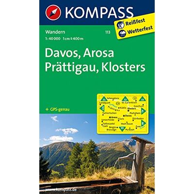 Davos - Arosa - Prättigau - Klosters: Wanderkarte. GPS-genau. 1:40000 - Preis vom 24.06.2026 19:44:00 h Davos - Arosa - Prättigau - Klosters: Wanderkarte. GPS-genau. 1:40000 - Preis vom 24.06.2026 19:44:00 h