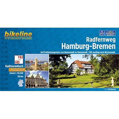 bikeline - Radfernweg Hamburg - Bremen: Auf Entdeckungsreise von Hansestadt zu Hansestadt - Mit Ausflug nach Worpswede, 150 km. GPS-Tracks-Download, wetterfest/reißfest (Bikeline Radtourenbücher) - Preis vom 20.06.2026 05:23:55 h bikeline - Radfernweg Hamburg - Bremen: Auf Entdeckungsreise von Hansestadt zu Hansestadt - Mit Ausflug nach Worpswede, 150 km. GPS-Tracks-Download, wetterfest/reißfest (Bikeline Radtourenbücher) - Preis vom 20.06.2026 05:23:55 h