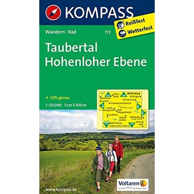 KOMPASS-Karten GmbH - Taubertal - Hohenloher Ebene: Wanderkarte mit Radrouten. GPS-genau. 1:50000 (KOMPASS-Wanderkarten, Band 772) - Preis vom 17.06.2026 05:34:31 h KOMPASS-Karten GmbH - Taubertal - Hohenloher Ebene: Wanderkarte mit Radrouten. GPS-genau. 1:50000 (KOMPASS-Wanderkarten, Band 772) - Preis vom 17.06.2026 05:34:31 h