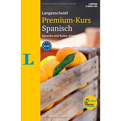 Langenscheidt Premium-Kurs Spanisch - Sprachkurs mit 2 Büchern, 6 Audio-CDs, MP3-Download, Online-Tests und Zertifikat: Der Sprachkurs, um Sprache und Kultur zu erleben - Preis vom 17.06.2026 05:34:31 h Langenscheidt Premium-Kurs Spanisch - Sprachkurs mit 2 Büchern, 6 Audio-CDs, MP3-Download, Online-Tests und Zertifikat: Der Sprachkurs, um Sprache und Kultur zu erleben - Preis vom 17.06.2026 05:34:31 h