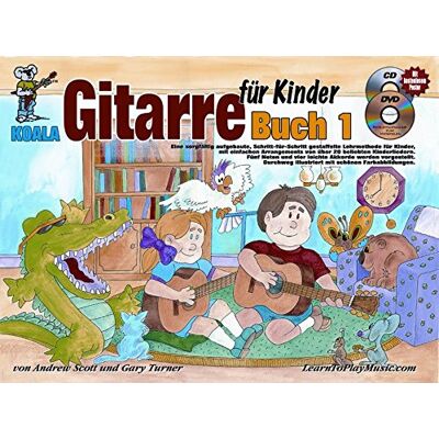 Gary Turner - Gitarre für Kinder (Buch/CD/DVD/Poster) - Preis vom 22.06.2026 23:23:57 h Gary Turner - Gitarre für Kinder (Buch/CD/DVD/Poster) - Preis vom 22.06.2026 23:23:57 h