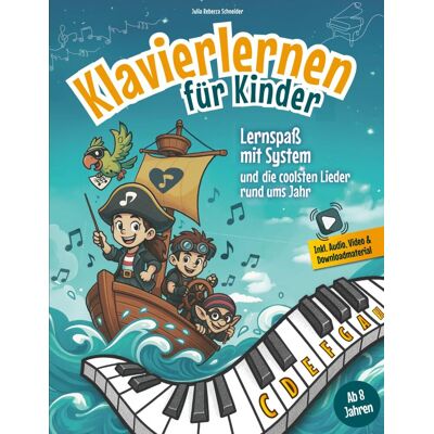 Schneider, Julia Rebecca - Klavierlernen für Kinder ab 8 Jahren – Lernspaß mit System und die coolsten Lieder rund ums Jahr. Inkl. Audio, Video & Downloadmaterial - Preis vom 20.06.2026 05:23:55 h Schneider, Julia Rebecca - Klavierlernen für Kinder ab 8 Jahren – Lernspaß mit System und die coolsten Lieder rund ums Jahr. Inkl. Audio, Video & Downloadmaterial - Preis vom 20.06.2026 05:23:55 h