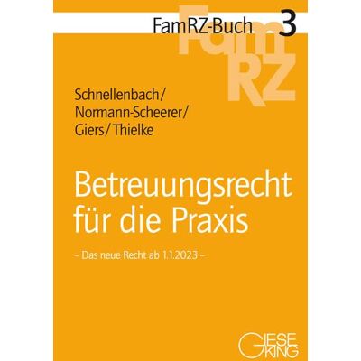 Annette Schnellenbach - Betreuungsrecht für die Praxis: Das neue Recht ab 1.1.2023 (FamRZ-Buch) - Preis vom 19.06.2026 05:29:47 h Annette Schnellenbach - Betreuungsrecht für die Praxis: Das neue Recht ab 1.1.2023 (FamRZ-Buch) - Preis vom 19.06.2026 05:29:47 h