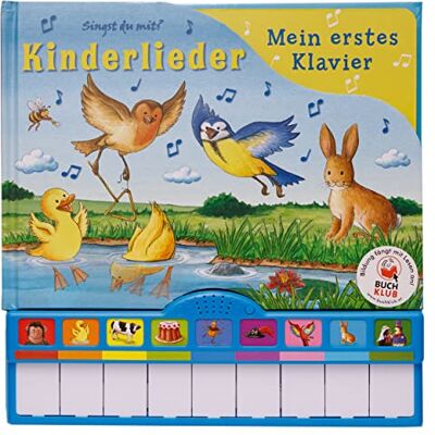 Phoenix Kinderlieder - Mein erstes Klavier - Pappbilderbuch mit Klaviertastatur, 9 Kinderliedern und Vor- und Nachspielfunktion: Tönendes Buch - Preis vom 23.06.2026 11:45:09 h Phoenix Kinderlieder - Mein erstes Klavier - Pappbilderbuch mit Klaviertastatur, 9 Kinderliedern und Vor- und Nachspielfunktion: Tönendes Buch - Preis vom 23.06.2026 11:45:09 h