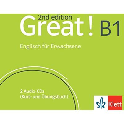 Great! B1, 2nd edition: Englisch für Erwachsene. 2 Audio-CDs (Great! 2nd edition: Englisch für Erwachsene) - Preis vom 20.06.2026 05:23:55 h Great! B1, 2nd edition: Englisch für Erwachsene. 2 Audio-CDs (Great! 2nd edition: Englisch für Erwachsene) - Preis vom 20.06.2026 05:23:55 h