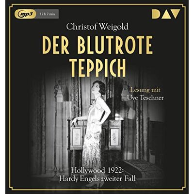 Christof Weigold - Der blutrote Teppich. Hollywood 1922: Hardy Engels zweiter Fall: Lesung mit Uve Teschner (2 mp3-CDs) - Preis vom 20.06.2026 05:23:55 h Christof Weigold - Der blutrote Teppich. Hollywood 1922: Hardy Engels zweiter Fall: Lesung mit Uve Teschner (2 mp3-CDs) - Preis vom 20.06.2026 05:23:55 h