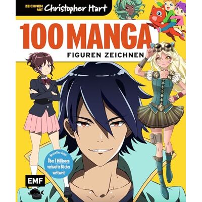 Hart 100 Manga-Figuren zeichnen: Das ultimative Zeichenbuch für die beliebtesten Charaktere – Bestseller Autor: über 7 Millionen verkaufte Bücher weltweit - Preis vom 07.08.2026 11:47:26 h Hart 100 Manga-Figuren zeichnen: Das ultimative Zeichenbuch für die beliebtesten Charaktere – Bestseller Autor: über 7 Millionen verkaufte Bücher weltweit - Preis vom 07.08.2026 11:47:26 h