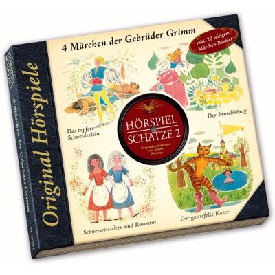 Jacob Grimm - Hörspielschätze 2. CD. Märchen der Gebrüder Grimm: Der Froschkönig / Das tapfere Schneiderlein / Schneeweißchen und Rosenrot / Der gestiefelte Kater - Preis vom 22.06.2026 11:45:37 h Jacob Grimm - Hörspielschätze 2. CD. Märchen der Gebrüder Grimm: Der Froschkönig / Das tapfere Schneiderlein / Schneeweißchen und Rosenrot / Der gestiefelte Kater - Preis vom 22.06.2026 11:45:37 h