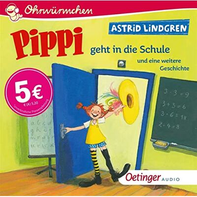 Astrid Lindgren - Pippi geht in die Schule und eine weitere Geschichte: CD Standard Audio Format, Lesung (Ohrwürmchen) - Preis vom 26.06.2026 19:40:26 h Astrid Lindgren - Pippi geht in die Schule und eine weitere Geschichte: CD Standard Audio Format, Lesung (Ohrwürmchen) - Preis vom 26.06.2026 19:40:26 h