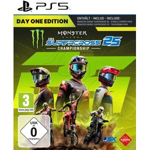 Monster Energy Supercross 25 - The Official Video Game Day One Edition (PS5) - Preis vom 16.06.2026 05:30:18 h Monster Energy Supercross 25 - The Official Video Game Day One Edition (PS5) - Preis vom 16.06.2026 05:30:18 h