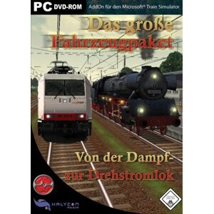 Halycon - Das große Fahrzeugpaket - Von der Dampf- bis zur Drehstromlok - für den Microsoft Train Simulator - Preis vom 15.06.2026 05:30:30 h Halycon - Das große Fahrzeugpaket - Von der Dampf- bis zur Drehstromlok - für den Microsoft Train Simulator - Preis vom 15.06.2026 05:30:30 h