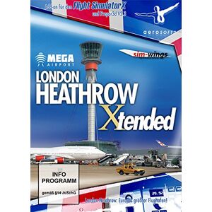 Aerosoft - Flight Simulator X - Mega Airport London Heathrow Xtended (Add-on) - Preis vom 14.06.2026 05:24:48 h Aerosoft - Flight Simulator X - Mega Airport London Heathrow Xtended (Add-on) - Preis vom 14.06.2026 05:24:48 h