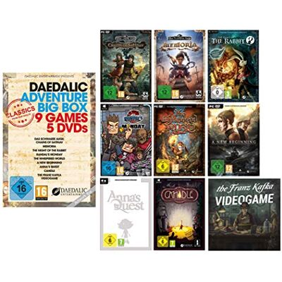 Daedalic Entertainment - Adventure Big Box (9 Games, 5 DVDs) - Preis vom 20.06.2026 05:23:55 h Daedalic Entertainment - Adventure Big Box (9 Games, 5 DVDs) - Preis vom 20.06.2026 05:23:55 h
