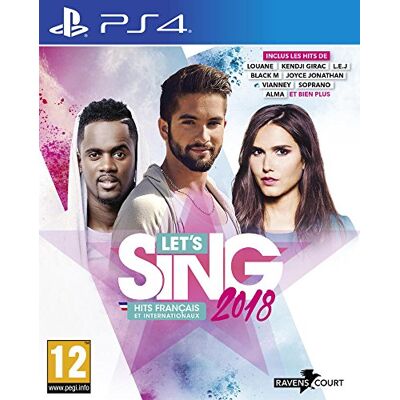 Koch Media - Let's Sing 2018 Hits Français et Internationaux Jeu PS4 - Preis vom 24.06.2026 07:42:13 h Koch Media - Let's Sing 2018 Hits Français et Internationaux Jeu PS4 - Preis vom 24.06.2026 07:42:13 h
