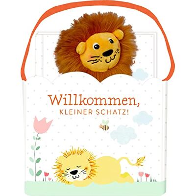 Coppenrath Baby-Geschenkset - Plüschlöwe, Babyalbum, Geburt Coppenrath Baby-Geschenkset - Plüschlöwe, Babyalbum, Geburt