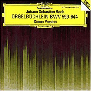 Simon Preston - Orgelbüchlein Bwv 599-644 - Preis vom 12.06.2026 05:40:31 h Simon Preston - Orgelbüchlein Bwv 599-644 - Preis vom 12.06.2026 05:40:31 h
