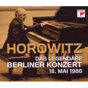 Vladimir Horowitz - Das legendäre Berliner Konzert 18. Mai 1986 - 2 CD Multipack mit Moderation - Preis vom 12.06.2026 05:40:31 h Vladimir Horowitz - Das legendäre Berliner Konzert 18. Mai 1986 - 2 CD Multipack mit Moderation - Preis vom 12.06.2026 05:40:31 h