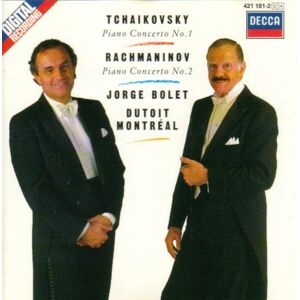 Jorge Bolet - Tchaikovsky: Piano Concerto No. 1 / Rachmaninov: Piano Concerto No. 2 - Preis vom 07.06.2026 05:33:53 h Jorge Bolet - Tchaikovsky: Piano Concerto No. 1 / Rachmaninov: Piano Concerto No. 2 - Preis vom 07.06.2026 05:33:53 h