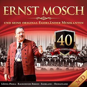Ernst Mosch und seine Original Egerländer Musikanten - 40 Erfolgsmelodien; Originalaufnahmen; Egerland Heimatland; Löffel Polka; Einsame Herzen; Rauschende Birken; Mondschein an der Eger; Die Kapelle hat gewonnen; Schwarzwald Polka; Blaue Augen; Herzweh P Ernst Mosch und seine Original Egerländer Musikanten - 40 Erfolgsmelodien; Originalaufnahmen; Egerland Heimatland; Löffel Polka; Einsame Herzen; Rauschende Birken; Mondschein an der Eger; Die Kapelle hat gewonnen; Schwarzwald Polka; Blaue Augen; Herzweh P