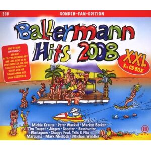 Various - Ballermann Hits 2008 (XXL 3er CD Box) - Preis vom 13.06.2026 05:28:29 h Various - Ballermann Hits 2008 (XXL 3er CD Box) - Preis vom 13.06.2026 05:28:29 h
