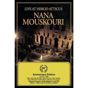 Nana Mouskouri - Live at Herod Atticus: 20th Anniversary Edition - Preis vom 12.06.2026 05:40:31 h Nana Mouskouri - Live at Herod Atticus: 20th Anniversary Edition - Preis vom 12.06.2026 05:40:31 h