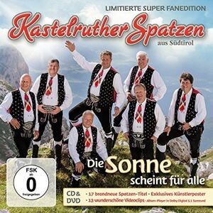 Kastelruther Spatzen - Die Sonne scheint für alle (Limited Super Fanedition) - Preis vom 10.06.2026 05:35:22 h Kastelruther Spatzen - Die Sonne scheint für alle (Limited Super Fanedition) - Preis vom 10.06.2026 05:35:22 h