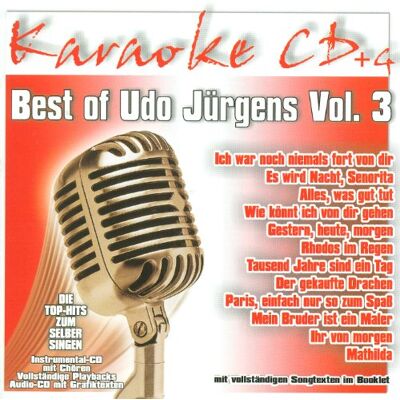 Cc Best of Udo Jürgens Vol.3 - Karaoke - Preis vom 08.09.2026 08:18:28 h Cc Best of Udo Jürgens Vol.3 - Karaoke - Preis vom 08.09.2026 08:18:28 h