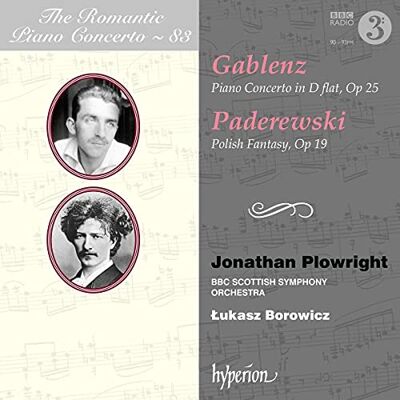 Jonathan Plowright - Gablenz/Paderewski: Romantic Piano Concerto Vol. 83 - Preis vom 18.06.2026 05:44:55 h Jonathan Plowright - Gablenz/Paderewski: Romantic Piano Concerto Vol. 83 - Preis vom 18.06.2026 05:44:55 h