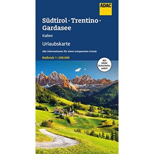 ADAC Urlaubskarte Italien: Südtirol, Trentino, Gardasee 1:200.000 - Preis vom 14.06.2026 05:24:48 h ADAC Urlaubskarte Italien: Südtirol, Trentino, Gardasee 1:200.000 - Preis vom 14.06.2026 05:24:48 h