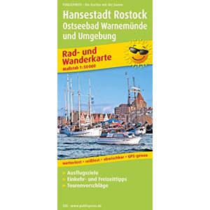 Publicpress - Rad- und Wanderkarte Hansestadt Rostock, Ostseebad Warnemünde: mit Ausflugszielen, Einkehr- & Freizeittipps, wetterfest, reissfest, abwischbar, GPS-genau. 1:50000 - Preis vom 14.06.2026 05:24:48 h Publicpress - Rad- und Wanderkarte Hansestadt Rostock, Ostseebad Warnemünde: mit Ausflugszielen, Einkehr- & Freizeittipps, wetterfest, reissfest, abwischbar, GPS-genau. 1:50000 - Preis vom 14.06.2026 05:24:48 h