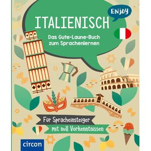 Bergmann Enjoy Italienisch: Das Gute-Laune-Buch zum Sprachenlernen (111 Mal Wissen) - Preis vom 12.06.2026 05:40:31 h Bergmann Enjoy Italienisch: Das Gute-Laune-Buch zum Sprachenlernen (111 Mal Wissen) - Preis vom 12.06.2026 05:40:31 h