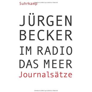 Becker Im Radio das Meer: Journalsätze - Preis vom 12.06.2026 05:40:31 h Becker Im Radio das Meer: Journalsätze - Preis vom 12.06.2026 05:40:31 h