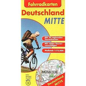 Fahrradkarten Deutschland Mitte: 1:75.000 - Preis vom 14.06.2026 05:24:48 h Fahrradkarten Deutschland Mitte: 1:75.000 - Preis vom 14.06.2026 05:24:48 h