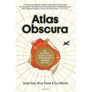 Joshua Foer - Atlas Obscura: Entdeckungsreisen zu den verborgenen Wundern der Welt - Preis vom 15.06.2026 05:30:30 h Joshua Foer - Atlas Obscura: Entdeckungsreisen zu den verborgenen Wundern der Welt - Preis vom 15.06.2026 05:30:30 h