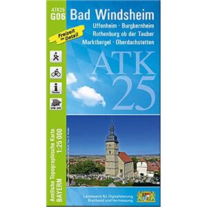 Landesamt für Digitalisierung, Breitband und Vermessung, Bayern - ATK25-G06 Bad Windsheim (Amtliche Topographische Karte 1:25000): Uffenheim, Burgbernheim, Rothenburg ob der Tauber, Marktbergel, Oberdachstetten (ATK25 Amtliche Topographische Karte 1:25000 Landesamt für Digitalisierung, Breitband und Vermessung, Bayern - ATK25-G06 Bad Windsheim (Amtliche Topographische Karte 1:25000): Uffenheim, Burgbernheim, Rothenburg ob der Tauber, Marktbergel, Oberdachstetten (ATK25 Amtliche Topographische Karte 1:25000