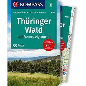 Kay Tschersich - KOMPASS Wanderführer 5260 Thüringer Wald mit Rennsteigtouren, 55 Touren: Wanderführer mit Extra-Tourenkarten und Höhenprofilen, GPX-Daten zum Download - Preis vom 15.06.2026 05:30:30 h Kay Tschersich - KOMPASS Wanderführer 5260 Thüringer Wald mit Rennsteigtouren, 55 Touren: Wanderführer mit Extra-Tourenkarten und Höhenprofilen, GPX-Daten zum Download - Preis vom 15.06.2026 05:30:30 h