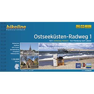 Esterbauer Verlag - Ostseeküsten-Radweg / Ostseeküsten-Radweg Teil 1: Schleswig-Holstein - Von Flensburg nach Lübeck, 1:50.000, 454 km, wetterfest/reißfest, GPS-Tracks Download, LiveUpdate (Bikeline Radtourenbücher) - Preis vom 16.06.2026 05:30:18 h Esterbauer Verlag - Ostseeküsten-Radweg / Ostseeküsten-Radweg Teil 1: Schleswig-Holstein - Von Flensburg nach Lübeck, 1:50.000, 454 km, wetterfest/reißfest, GPS-Tracks Download, LiveUpdate (Bikeline Radtourenbücher) - Preis vom 16.06.2026 05:30:18 h
