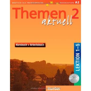 Hartmut Aufderstrasse - Themen aktuell 2: Deutsch als Fremdsprache / Kursbuch und Arbeitsbuch mit integrierter Audio-CD - Lektion 1-5: Deutsch als Fremdsprache. Niveaustufe A 2 - Preis vom 15.06.2026 05:30:30 h Hartmut Aufderstrasse - Themen aktuell 2: Deutsch als Fremdsprache / Kursbuch und Arbeitsbuch mit integrierter Audio-CD - Lektion 1-5: Deutsch als Fremdsprache. Niveaustufe A 2 - Preis vom 15.06.2026 05:30:30 h