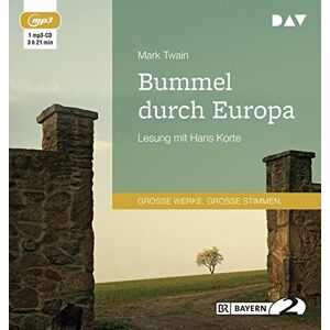 Mark Twain - Bummel durch Europa: Lesung mit Hans Korte (1 mp3-CD) - Preis vom 16.06.2026 05:30:18 h Mark Twain - Bummel durch Europa: Lesung mit Hans Korte (1 mp3-CD) - Preis vom 16.06.2026 05:30:18 h
