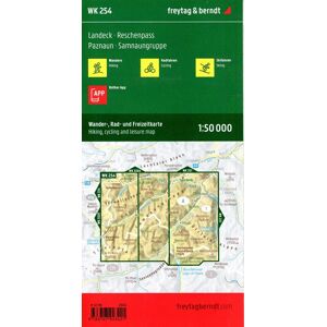 Landeck - Reschenpass, Wander-, Rad- und Freizeitkarte 1:50.000, freytag & berndt, WK 254: Paznaun - Samnaungruppe, mit APP, wasserfest und reißfest ... & berndt Wander-Rad-Freizeitkarten, Band 254) - Preis vom 16.06.2026 05:30:18 h Landeck - Reschenpass, Wander-, Rad- und Freizeitkarte 1:50.000, freytag & berndt, WK 254: Paznaun - Samnaungruppe, mit APP, wasserfest und reißfest ... & berndt Wander-Rad-Freizeitkarten, Band 254) - Preis vom 16.06.2026 05:30:18 h