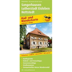 Sangerhausen, Lutherstadt Eisleben, Hettstedt: Rad- und Wanderkarte mit Ausflugszielen, Einkehr- & Freizeittipps, wetterfest, reissfest, abwischbar, GPS-genau. 1:50000 - Preis vom 13.06.2026 05:28:29 h Sangerhausen, Lutherstadt Eisleben, Hettstedt: Rad- und Wanderkarte mit Ausflugszielen, Einkehr- & Freizeittipps, wetterfest, reissfest, abwischbar, GPS-genau. 1:50000 - Preis vom 13.06.2026 05:28:29 h