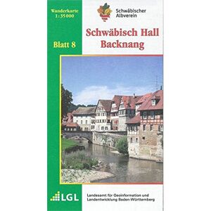 Schwäbischer Albverein e.V. - Schwäbisch Hall - Backnang: Wanderkarte 1:35.000 (Karte des Schwäbischen Albvereins, Band 8) - Preis vom 15.06.2026 05:30:30 h Schwäbischer Albverein e.V. - Schwäbisch Hall - Backnang: Wanderkarte 1:35.000 (Karte des Schwäbischen Albvereins, Band 8) - Preis vom 15.06.2026 05:30:30 h