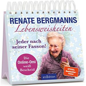 Renate Bergmanns Lebensweisheiten. Jeder nach seiner Fasson: Die Online-Omi weiß Bescheid - Preis vom 15.06.2026 05:30:30 h Renate Bergmanns Lebensweisheiten. Jeder nach seiner Fasson: Die Online-Omi weiß Bescheid - Preis vom 15.06.2026 05:30:30 h