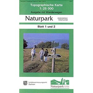 Staatsbetrieb Geobasisinformation u. Vermessung Sachsen (GeoSN) - Naturpark Erzgebirge/Vogtland: Naturparkkarte / Wanderkarte 1:25 000 (NP25 Blatt 1/2) (Topographische Freizeitkarten Sachsen 1:25 000) - Preis vom 15.06.2026 05:30:30 h Staatsbetrieb Geobasisinformation u. Vermessung Sachsen (GeoSN) - Naturpark Erzgebirge/Vogtland: Naturparkkarte / Wanderkarte 1:25 000 (NP25 Blatt 1/2) (Topographische Freizeitkarten Sachsen 1:25 000) - Preis vom 15.06.2026 05:30:30 h