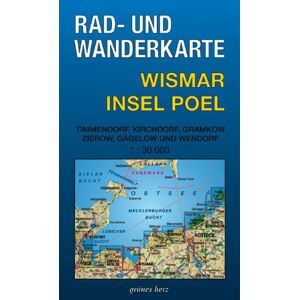 Rad- und Wanderkarte Wismar - Insel Poel. 1:30000. Mit Timmendorf, Kirchdorf, Gramkow, Zierow, Gägelow und Wendorf - Preis vom 14.06.2026 05:24:48 h Rad- und Wanderkarte Wismar - Insel Poel. 1:30000. Mit Timmendorf, Kirchdorf, Gramkow, Zierow, Gägelow und Wendorf - Preis vom 14.06.2026 05:24:48 h