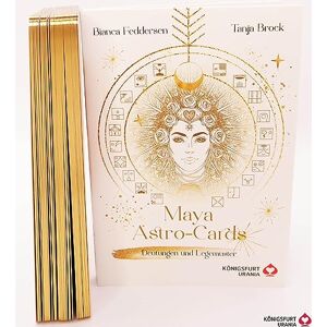 Bianca Feddersen - Maya-Astro-Cards: 44 astrologische Orakelkarten mit Booklet (Goldfolie und Goldschnitt, Orakel Neuerscheinung 2023, Deutsch) - Preis vom 10.06.2026 05:35:22 h Bianca Feddersen - Maya-Astro-Cards: 44 astrologische Orakelkarten mit Booklet (Goldfolie und Goldschnitt, Orakel Neuerscheinung 2023, Deutsch) - Preis vom 10.06.2026 05:35:22 h