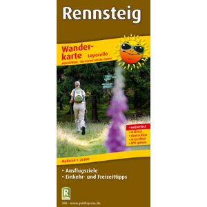 Publicpress - Wanderkarte Rennsteig: Mit Ausflugszielen, Einkehr- & Freizeittipps, wetterfest, reißfest, abwischbar, GPS-genau. 1:25000: Hörschel - Blankenstein. ... Entfernungen, Etappen, Höhenprofil - Preis vom 14.06.2026 05:24:48 h Publicpress - Wanderkarte Rennsteig: Mit Ausflugszielen, Einkehr- & Freizeittipps, wetterfest, reißfest, abwischbar, GPS-genau. 1:25000: Hörschel - Blankenstein. ... Entfernungen, Etappen, Höhenprofil - Preis vom 14.06.2026 05:24:48 h