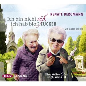 Bergmann Ich bin nicht süß, ich hab bloß Zucker: Eine Online-Omi sagt, wie's ist (3 CDs) - Preis vom 14.06.2026 05:24:48 h Bergmann Ich bin nicht süß, ich hab bloß Zucker: Eine Online-Omi sagt, wie's ist (3 CDs) - Preis vom 14.06.2026 05:24:48 h